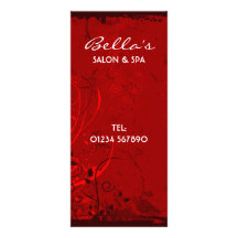 Tarjeta floral del estante del Grunge Lona Personalizada