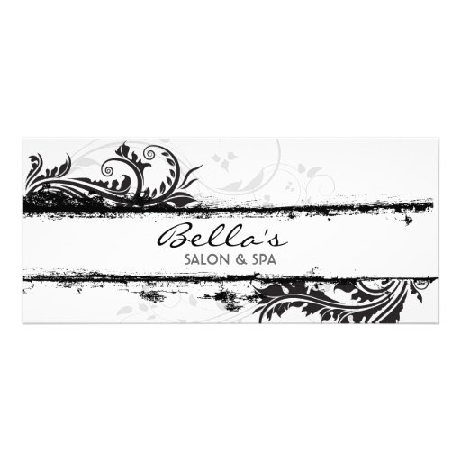 Tarjeta floral del estante del Grunge Plantillas De Lonas