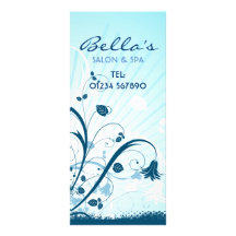 Tarjeta floral del estante del Grunge Lona Personalizada