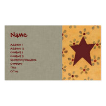 Tarjeta floral primitiva del perfil plantillas de tarjetas personales