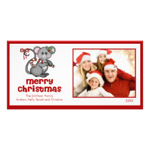 Tarjeta LINDA de la foto de familia de las Felices Tarjetas Con Fotos Personalizadas