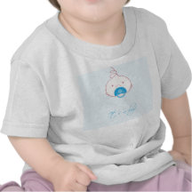 Tarjeta linda del aviso de la llegada del bebé camiseta