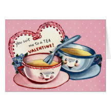Tarjeta linda del el día de San Valentín para los 
