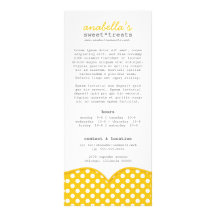 Tarjeta linda del estante de los lunares tarjetas publicitarias a todo color