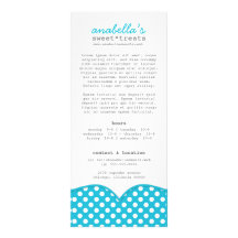 Tarjeta linda del estante de los lunares tarjeta publicitaria personalizada
