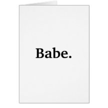 Tarjeta llana y simple del bebé te amo