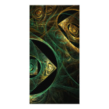 Tarjeta mágica de la foto del arte abstracto de la tarjeta fotográfica