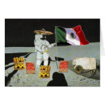 Tarjeta mexicana del vendedor de la luna
