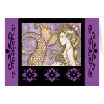 Tarjeta Molly Harrison del arte de la sirena de No