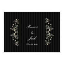 Tarjeta negra y blanca clásica de la invitación de