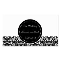 Tarjeta negra y blanca de lujo del Web site del bo Tarjetas De Visita