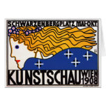 Tarjeta o Invitiation: Kunstschau Wien (demostraci