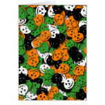 Tarjeta o'Lantern del confeti de Jack