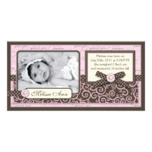 Tarjeta pequeñita de la invitación de los dedos de tarjetas fotográficas 