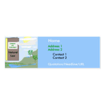 Tarjeta personal del derecho natural