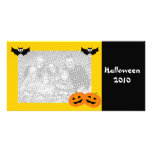 Tarjeta personalizada de la foto de la calabaza de