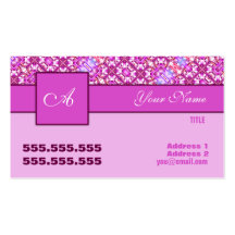 Tarjeta Pink Company Plantilla De Tarjeta Personal