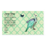 Tarjeta pintada elegante del damasco del Julep de  Tarjeta De Visita