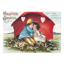 Tarjeta plana de la tarjeta del día de San Valentí Comunicado Personal
