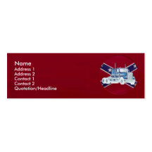 Tarjeta rebelde del perfil del camión tarjetas de visita