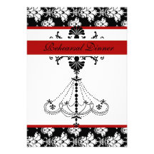 Tarjeta roja de la cena del ensayo de la lámpara anuncios  