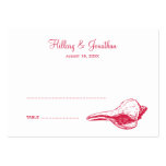 Tarjeta roja del lugar del acompañamiento del boda plantillas de tarjetas de visita