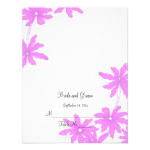 Tarjeta rosada del lugar de la recepción nupcial d invitación