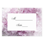 Tarjeta rosada suave del lugar del boda del Hydran Tarjetas De Visita