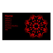 Tarjeta subió SciFi Plantilla De Tarjeta De Negocio
