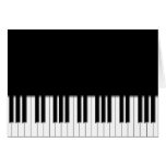 Tarjeta - teclado de piano
