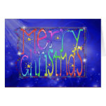 Tarjeta texturizada azul de las Felices Navidad
