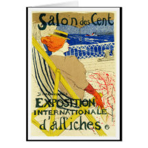 Tarjeta: Toulouse Lautrec - centavo del DES del sa