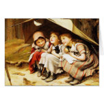 Tarjeta: Tres pequeños gatitos