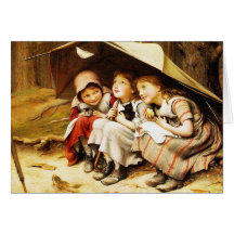 Tarjeta: Tres pequeños gatitos