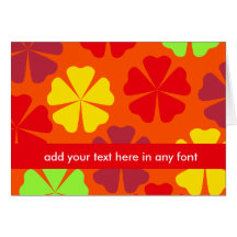 TARJETA TROPICAL DE LAS FLORES