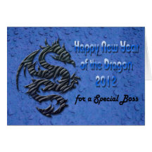 Tarjetas 2012 de felicitación chinas del Año Nuevo