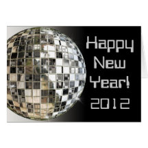 Tarjetas 2012 de felicitación de la Feliz Año Nuev