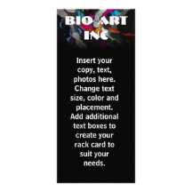 Tarjetas adaptables del estante - arte biológico lona