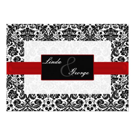 tarjetas blancos y negros del rsvp invitacion personal 