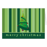 Tarjetas caprichosas del día de fiesta del árbol d