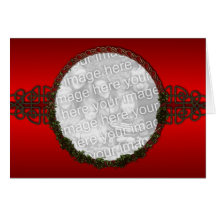 Tarjetas célticas de la foto del navidad