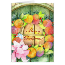 Tarjetas coloridas de las Felices Navidad de la gu