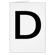 Tarjetas D de ABC para aprender la materia de ABCs