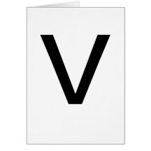 Tarjetas de ABC V para aprender la materia de ABCs