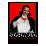Tarjetas de Baracula Halloween