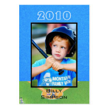 Tarjetas de béisbol tarjeta personal