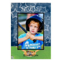 Tarjetas de béisbol tarjetas de visita