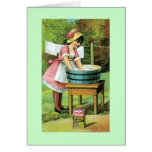 Tarjetas de comercio del vintage