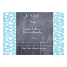 Tarjetas de encargo de RSVP de la fiesta de bienve Comunicado Personalizado