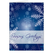 Tarjetas de felicitación blancas azules del día de